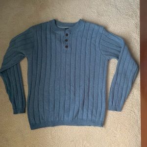 Haggar blue sweater
